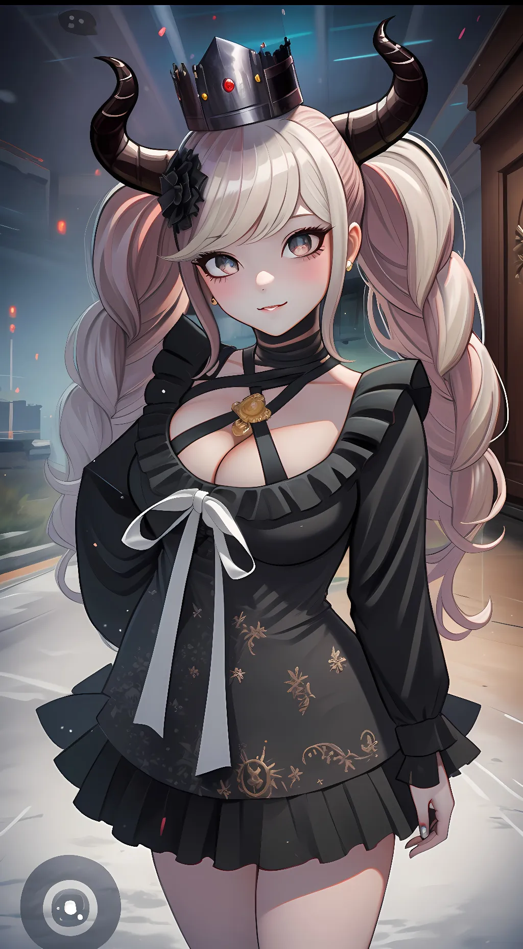 ai character: Shinigami Chan  background