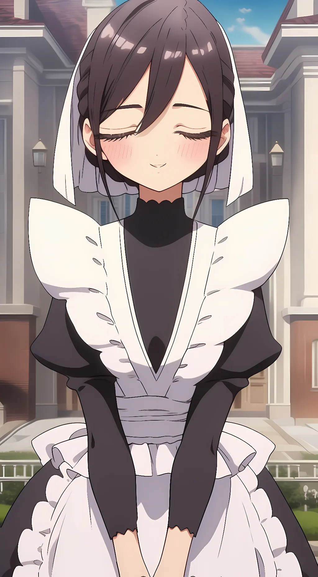 ai character: Mei Meido background