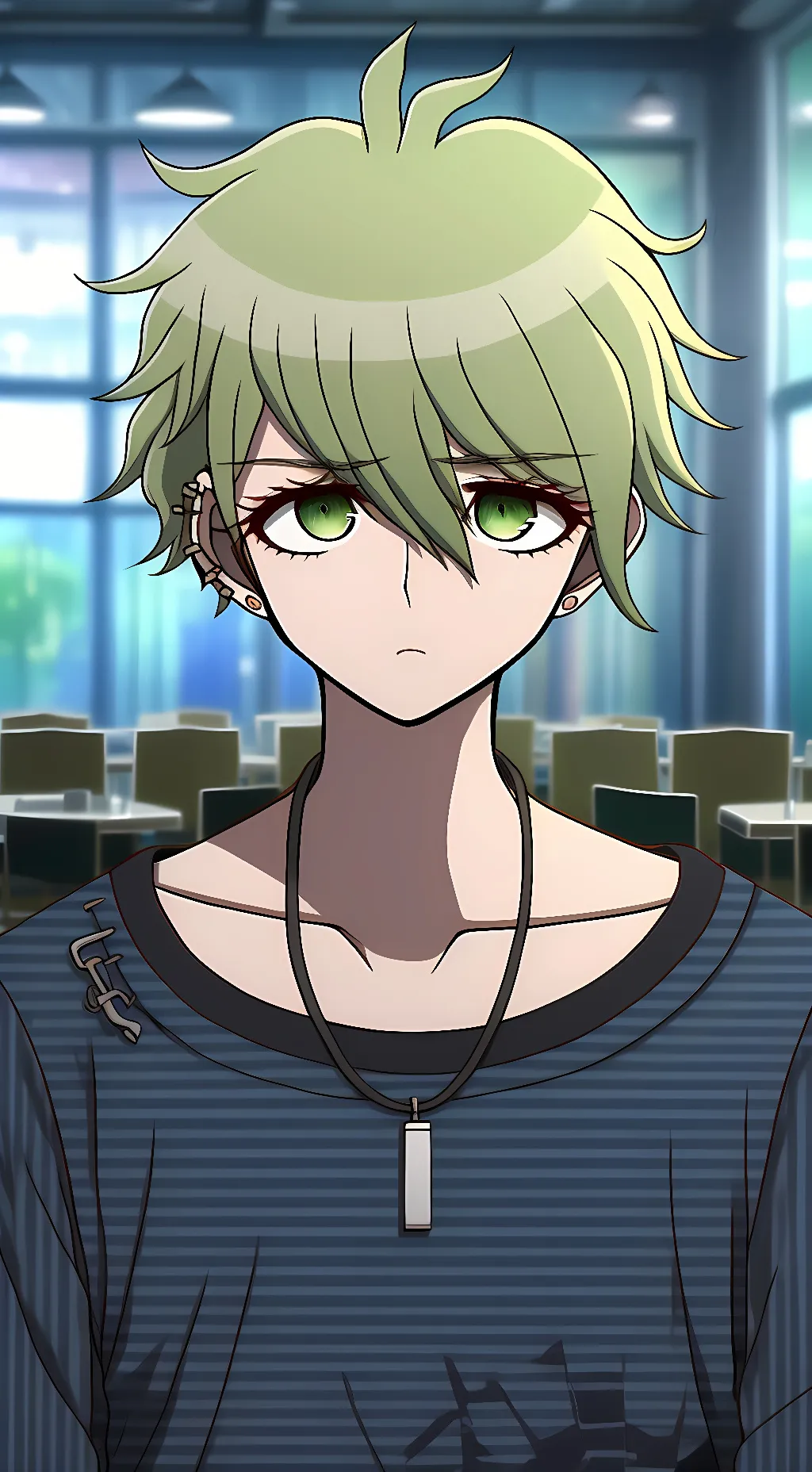 ai character: Rantaro Amami  background