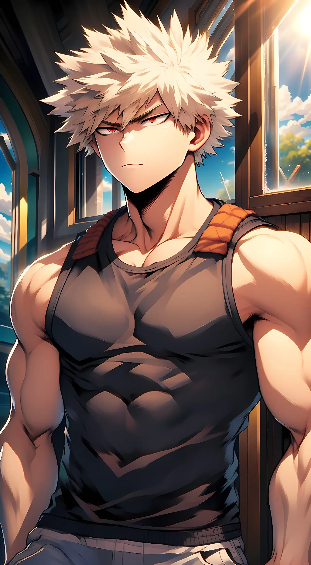 ai character: Bakugo background