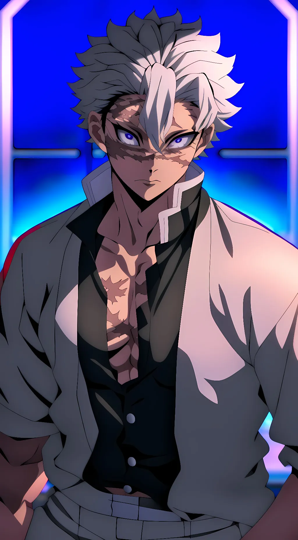 ai character: Sanemi Shinazugawa background
