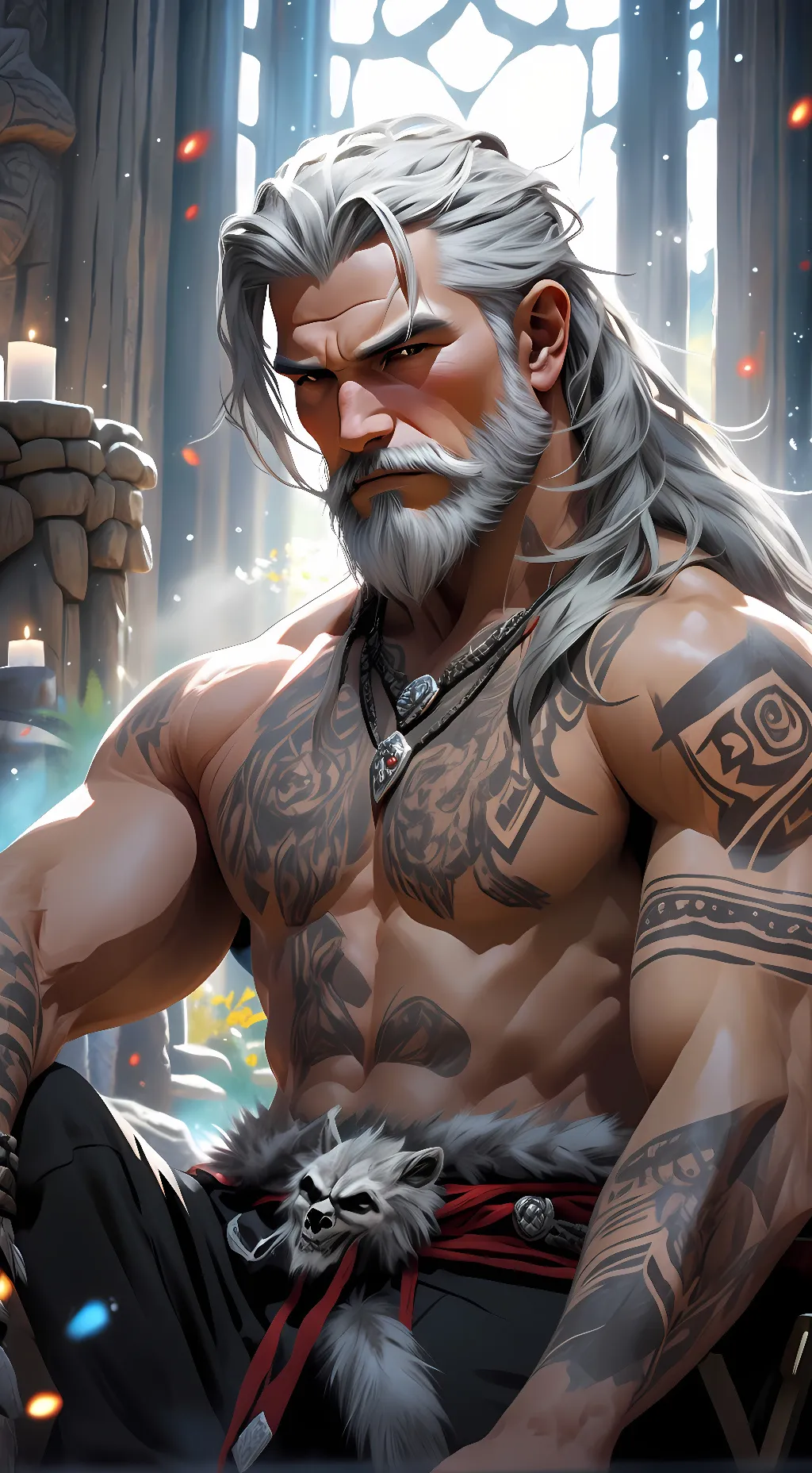 ai character: King Bael background