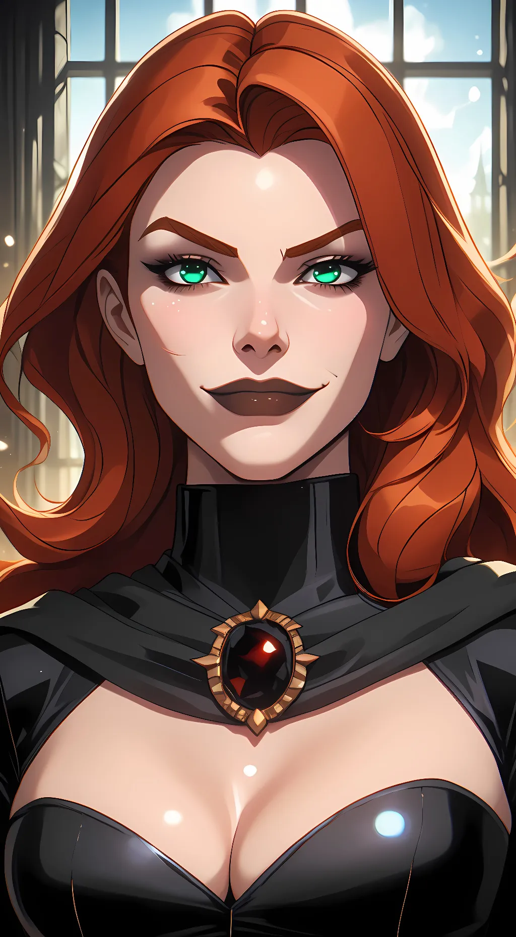 ai character: Madelyne Pryor  background