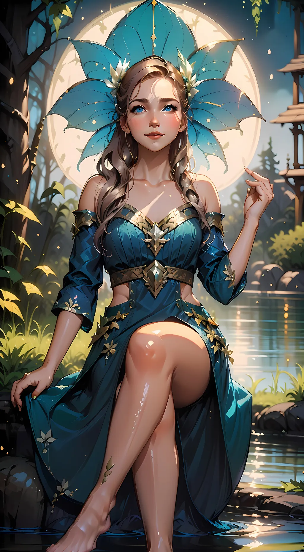 ai character: Radne background