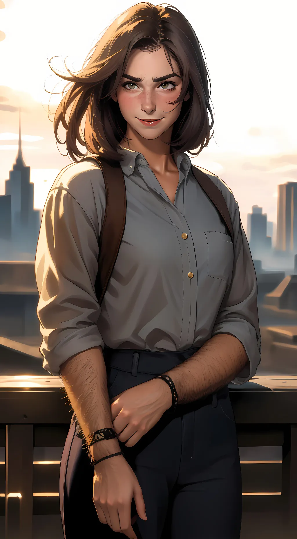 ai character:  Ceiwen Morgan background