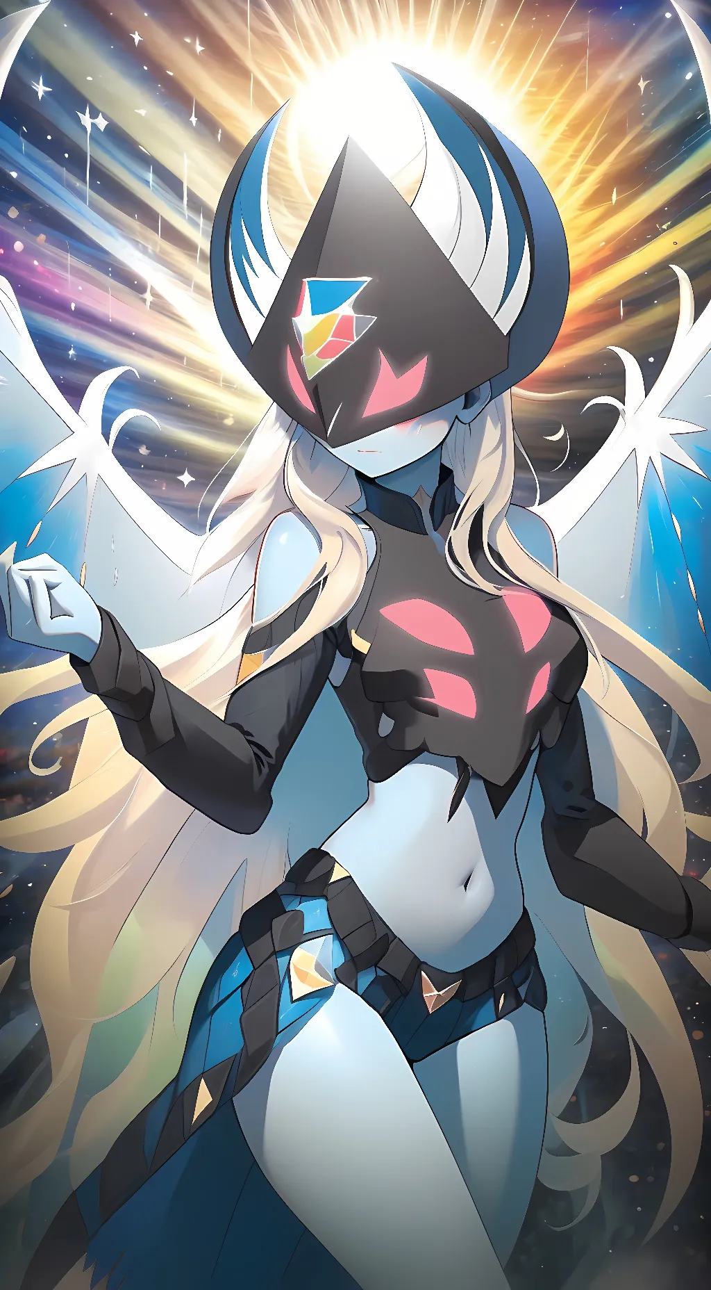 ai character: Necrozma DawnWings background