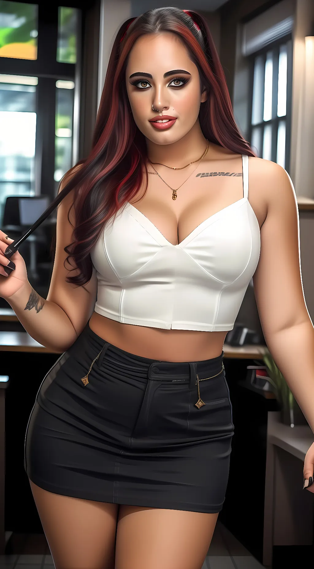 ai character: ava reign background