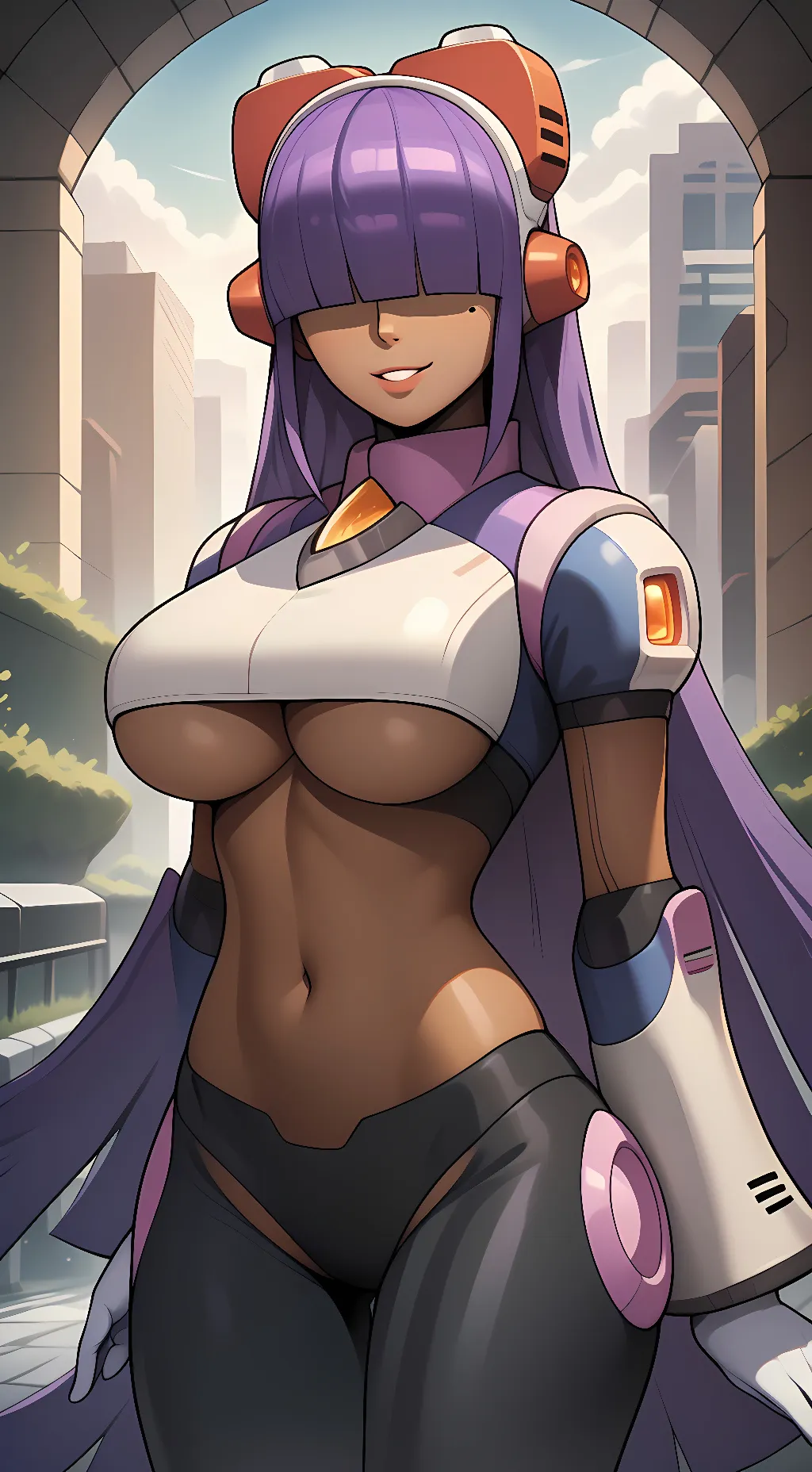 ai character: Layer background