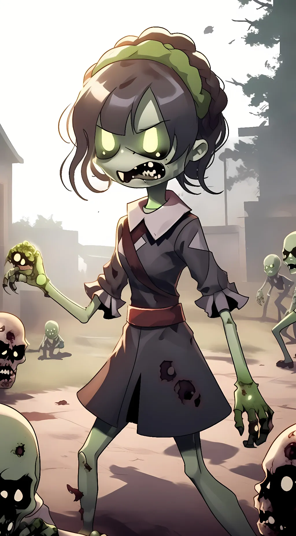 ai character: zombie  background