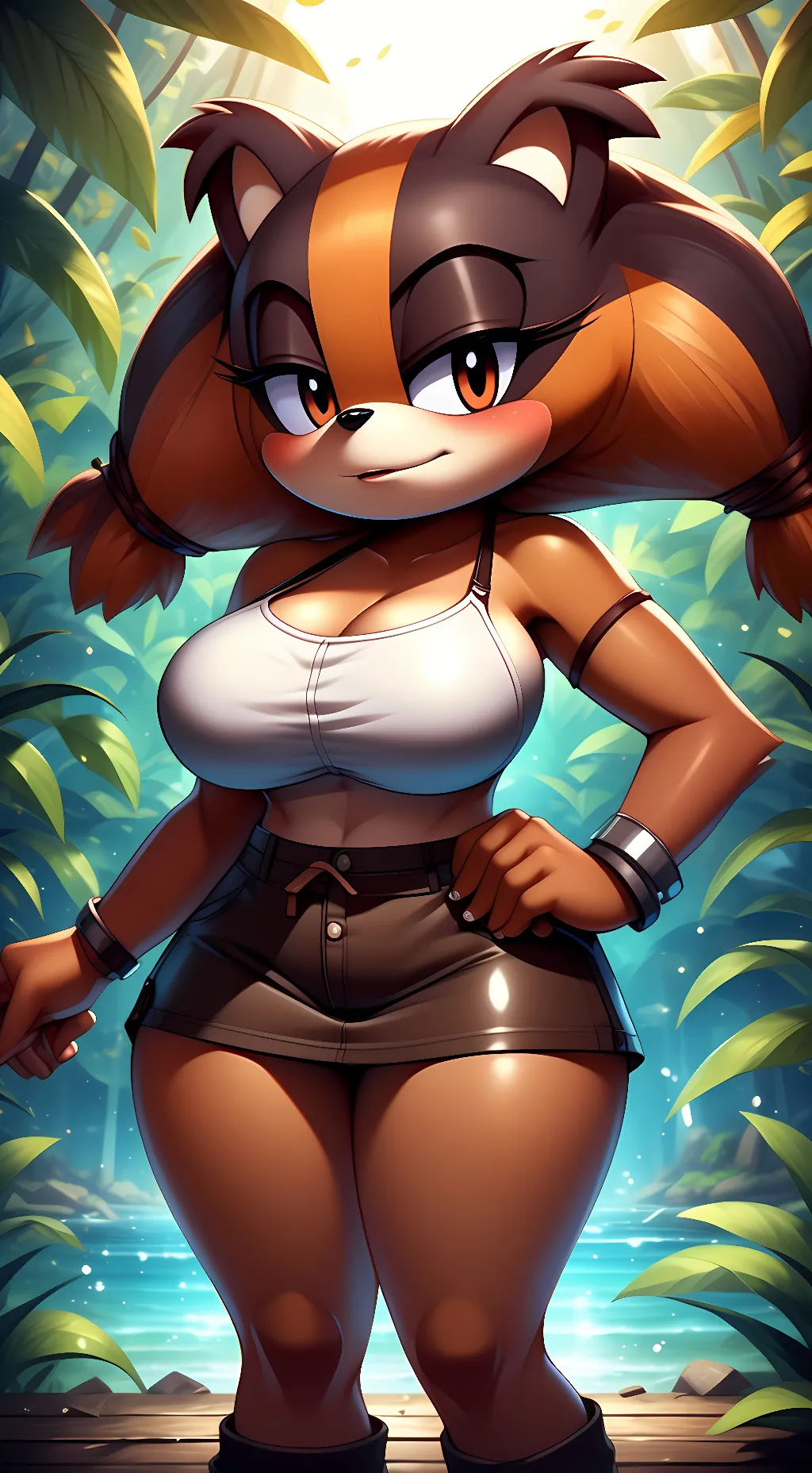ai character: Sticks background