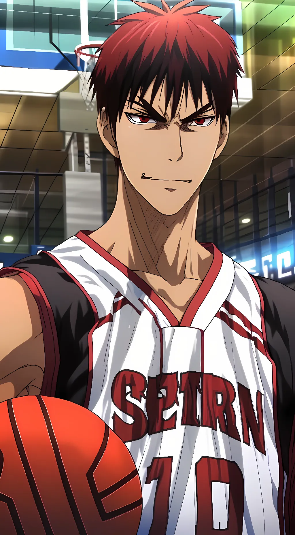 ai character: Taiga Kagami background