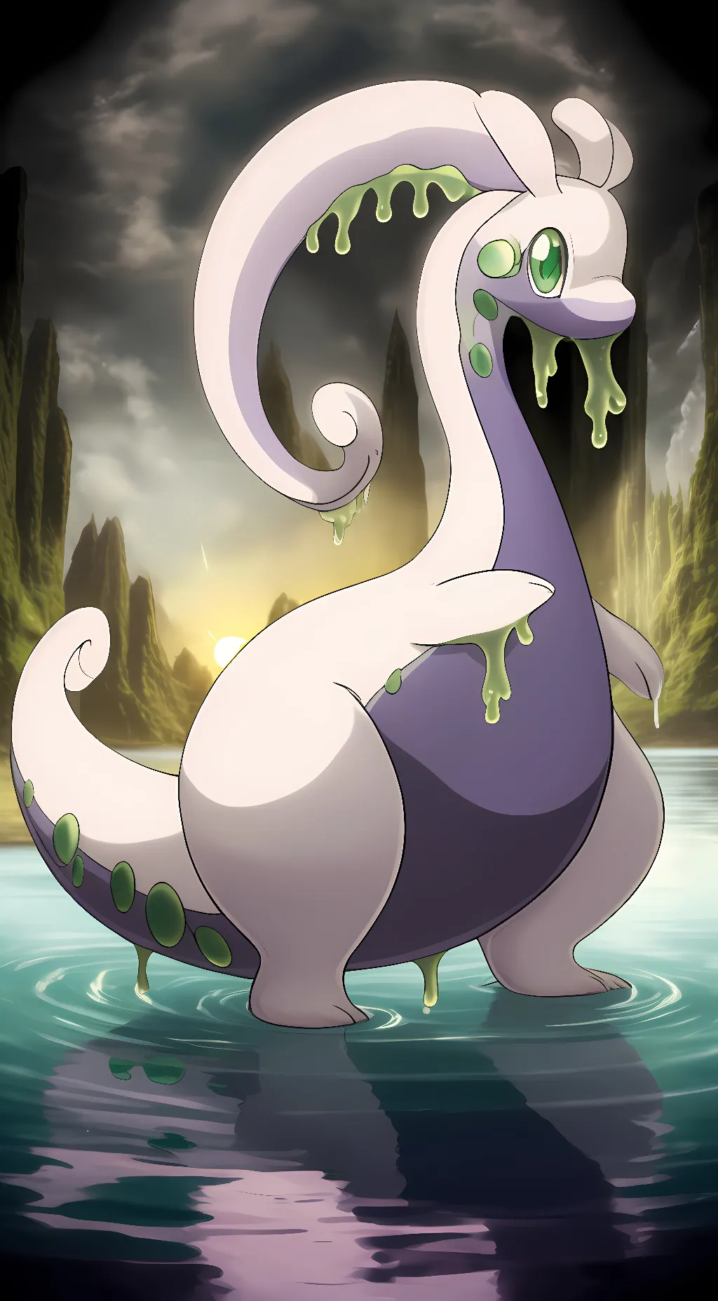 ai character: Goodra background