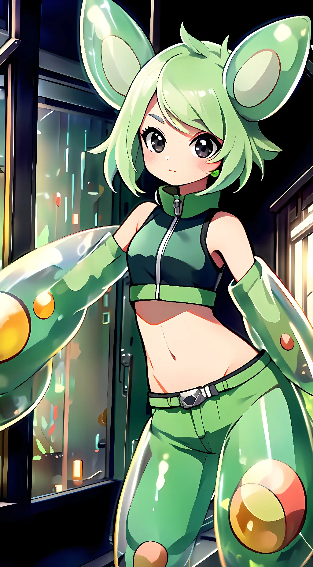 ai character: Reuniclus Gijinka background