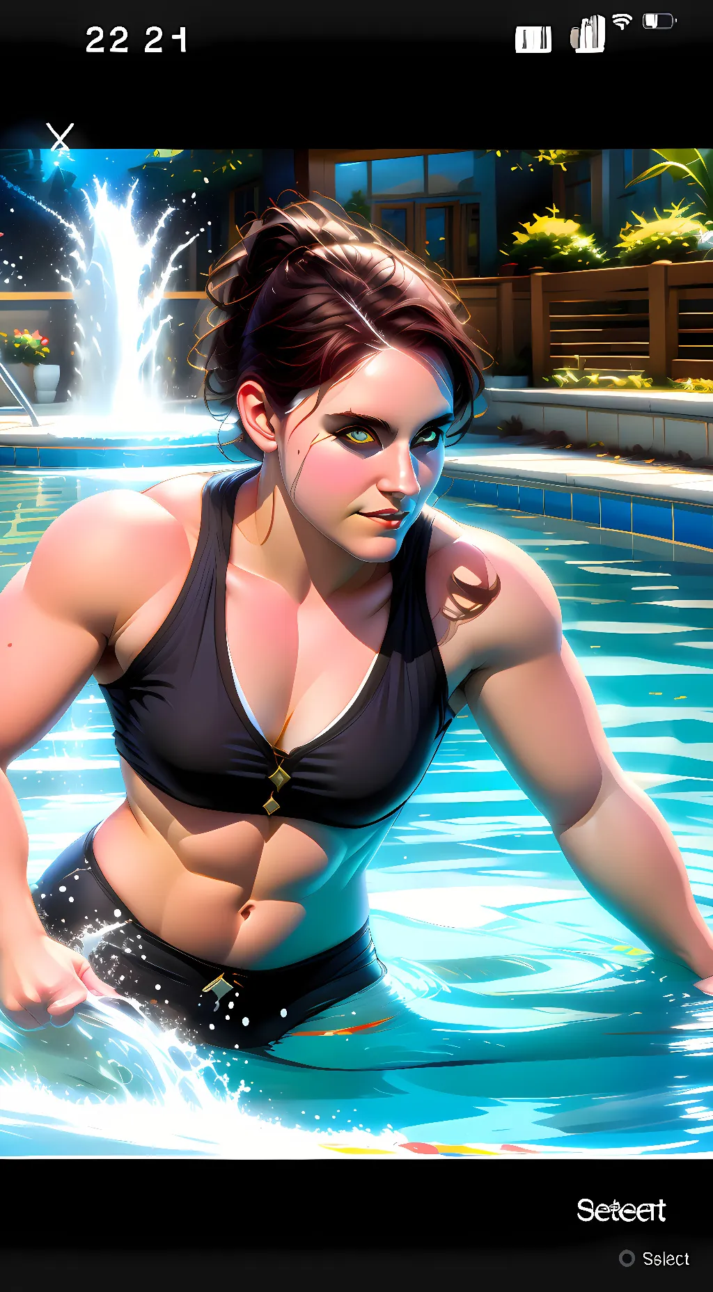 ai character: Aquaria background