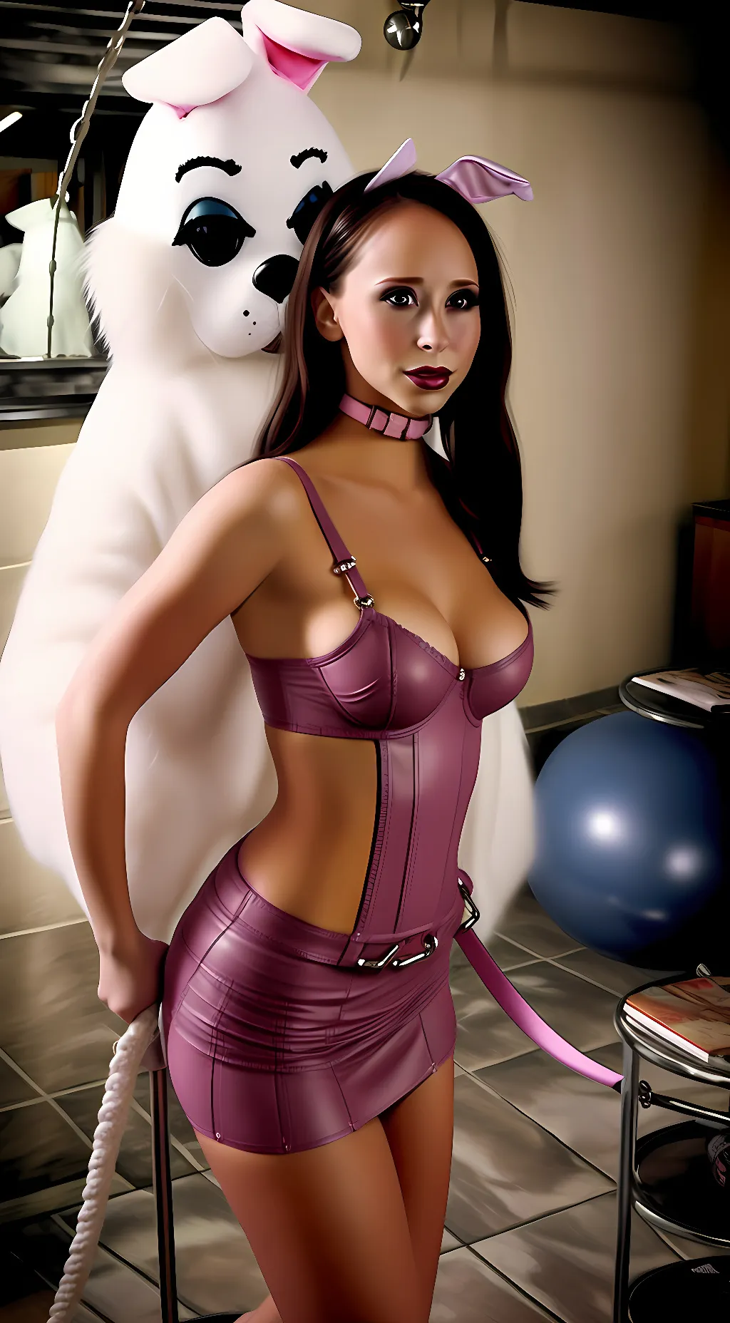 ai character: Dark Love background