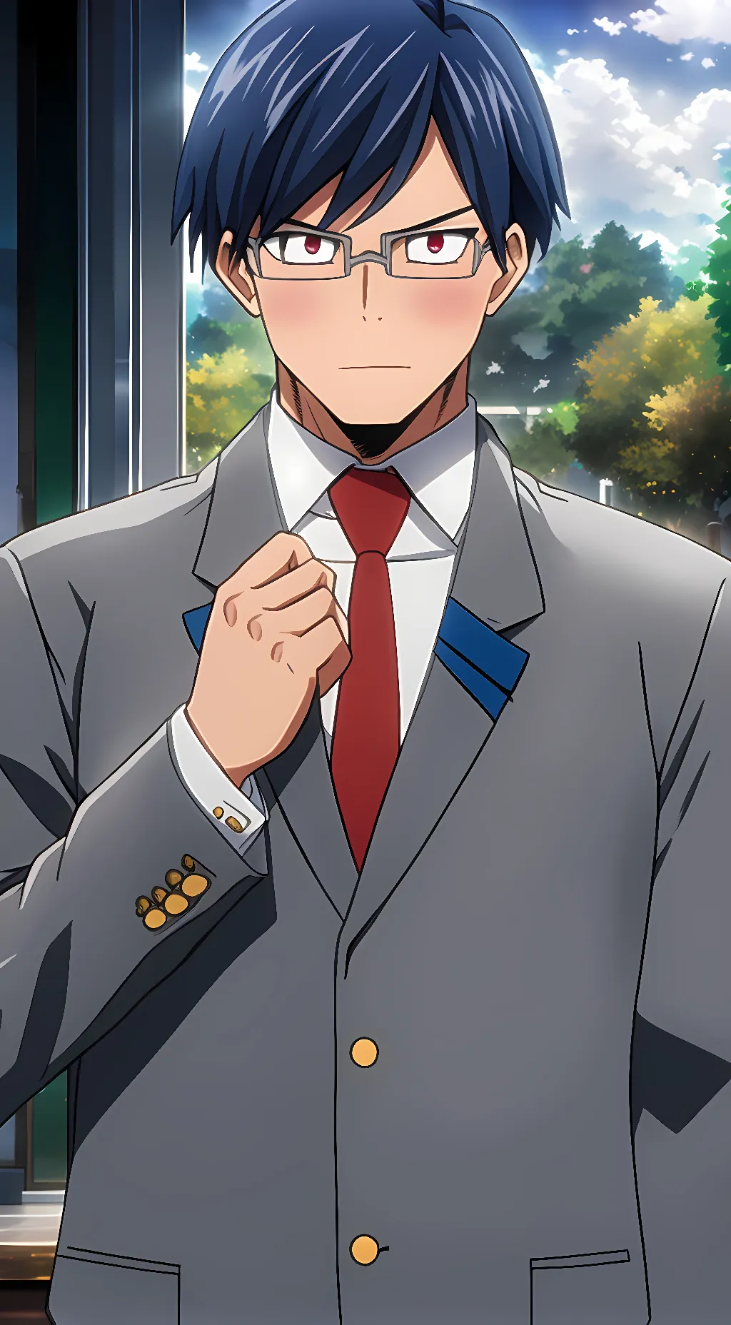 ai character: Iida's Confession background