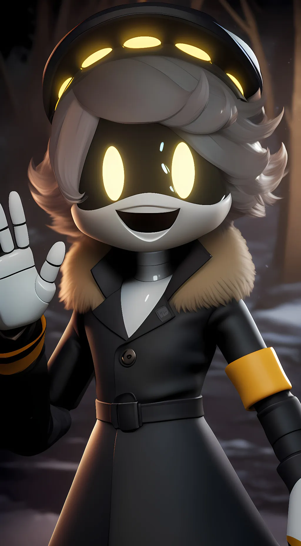 ai character: Designation N  background