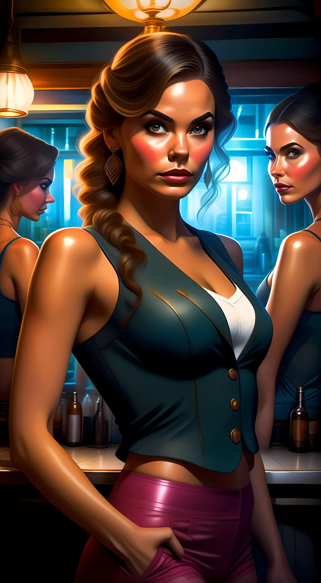 ai character: Raven background