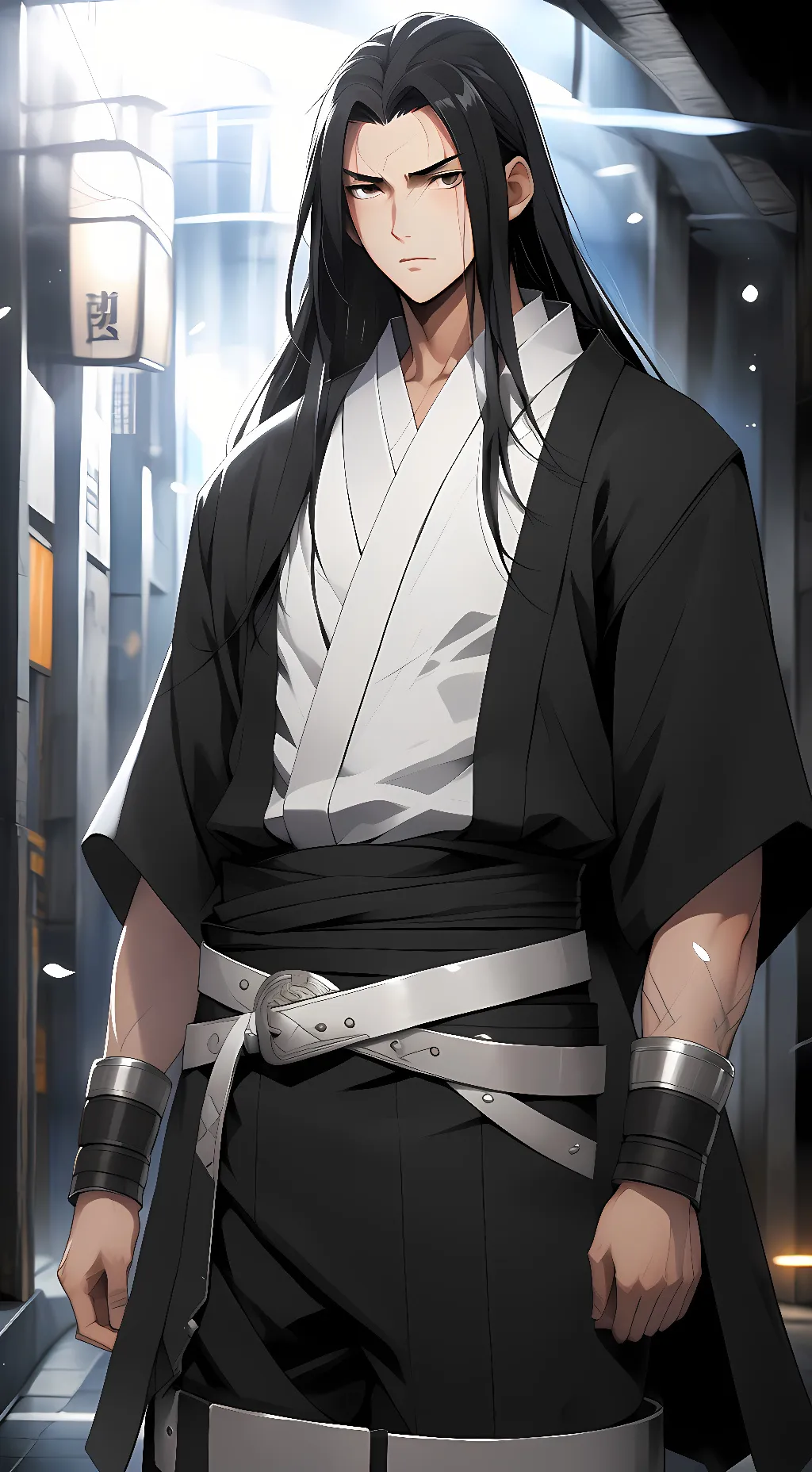 ai character: Neji Hyuga background