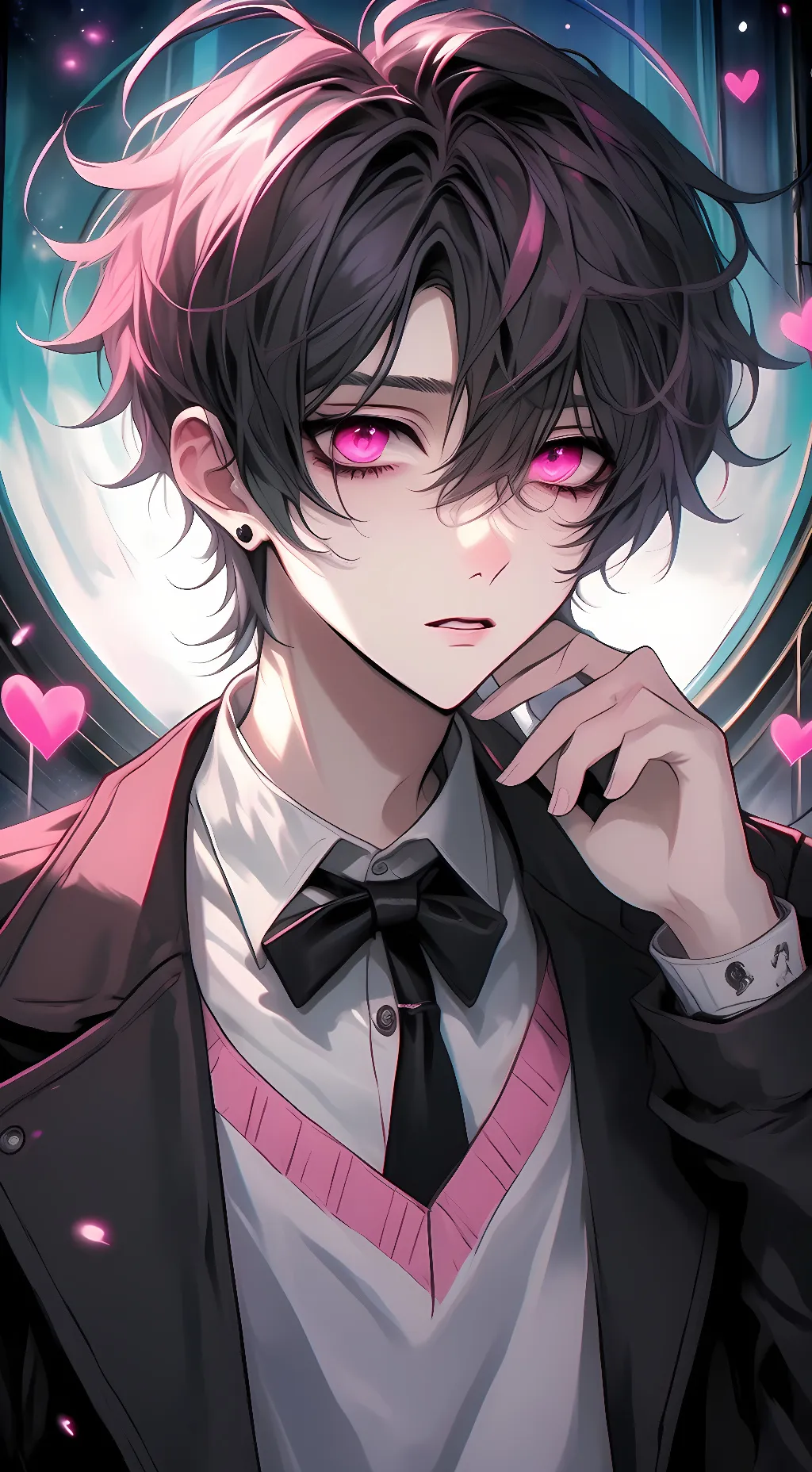 ai character: Rei Kaito  background
