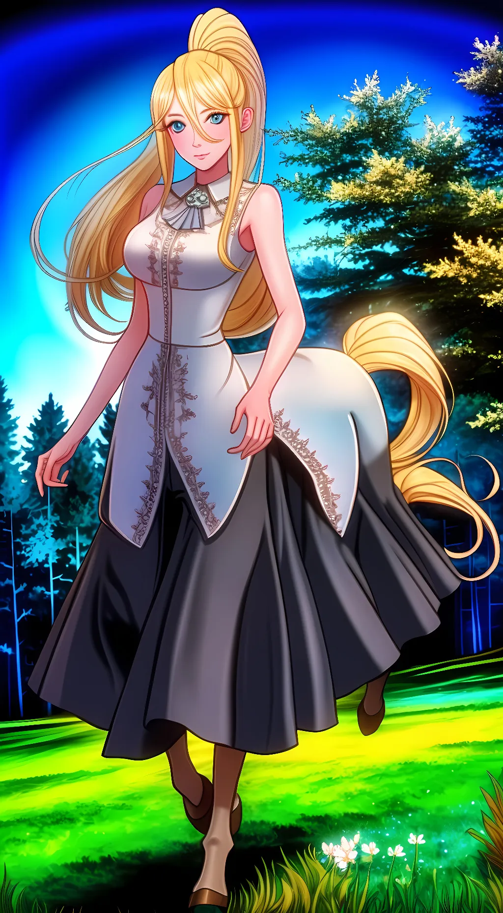 ai character: Claire  background