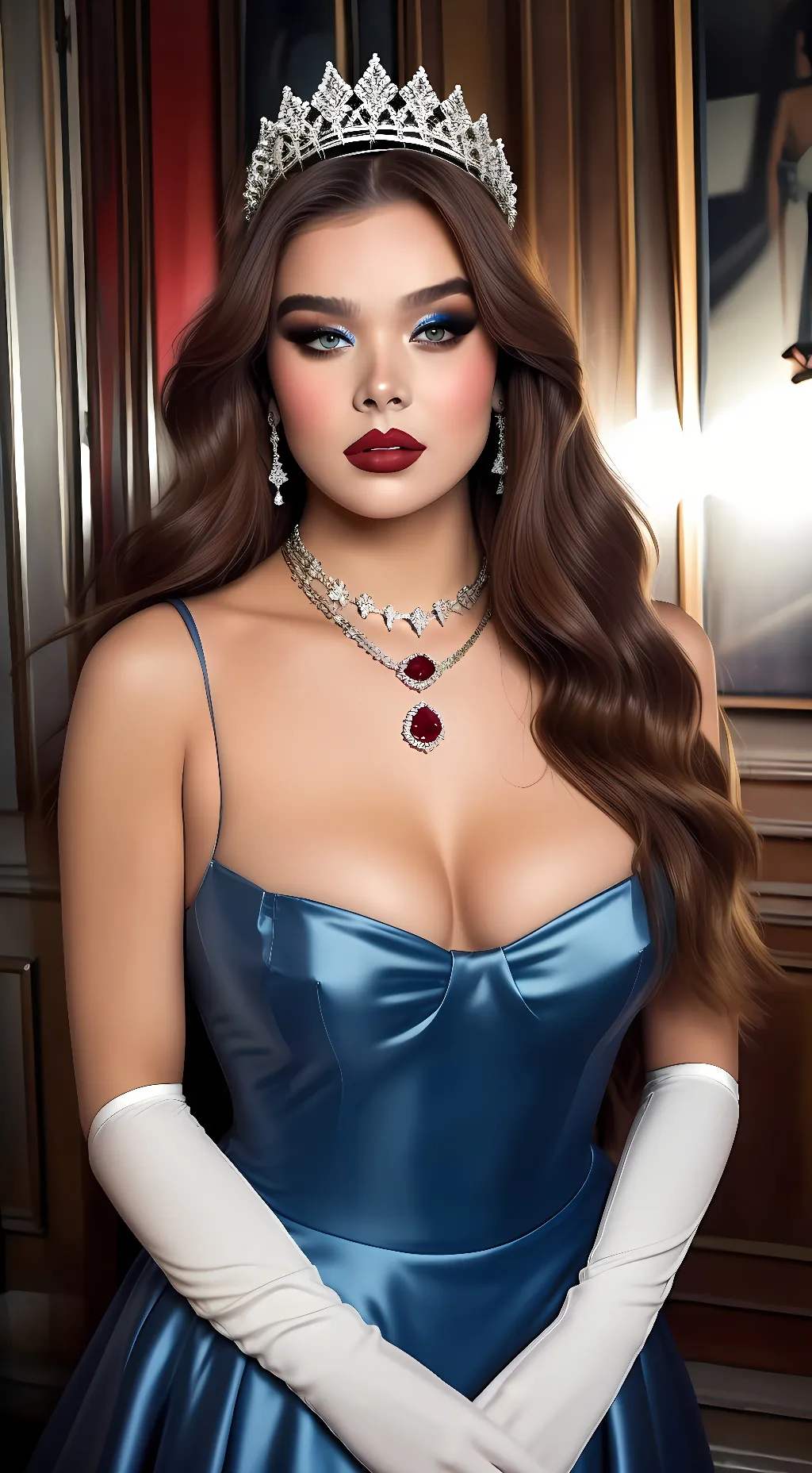 ai character: Princess Audrey  background
