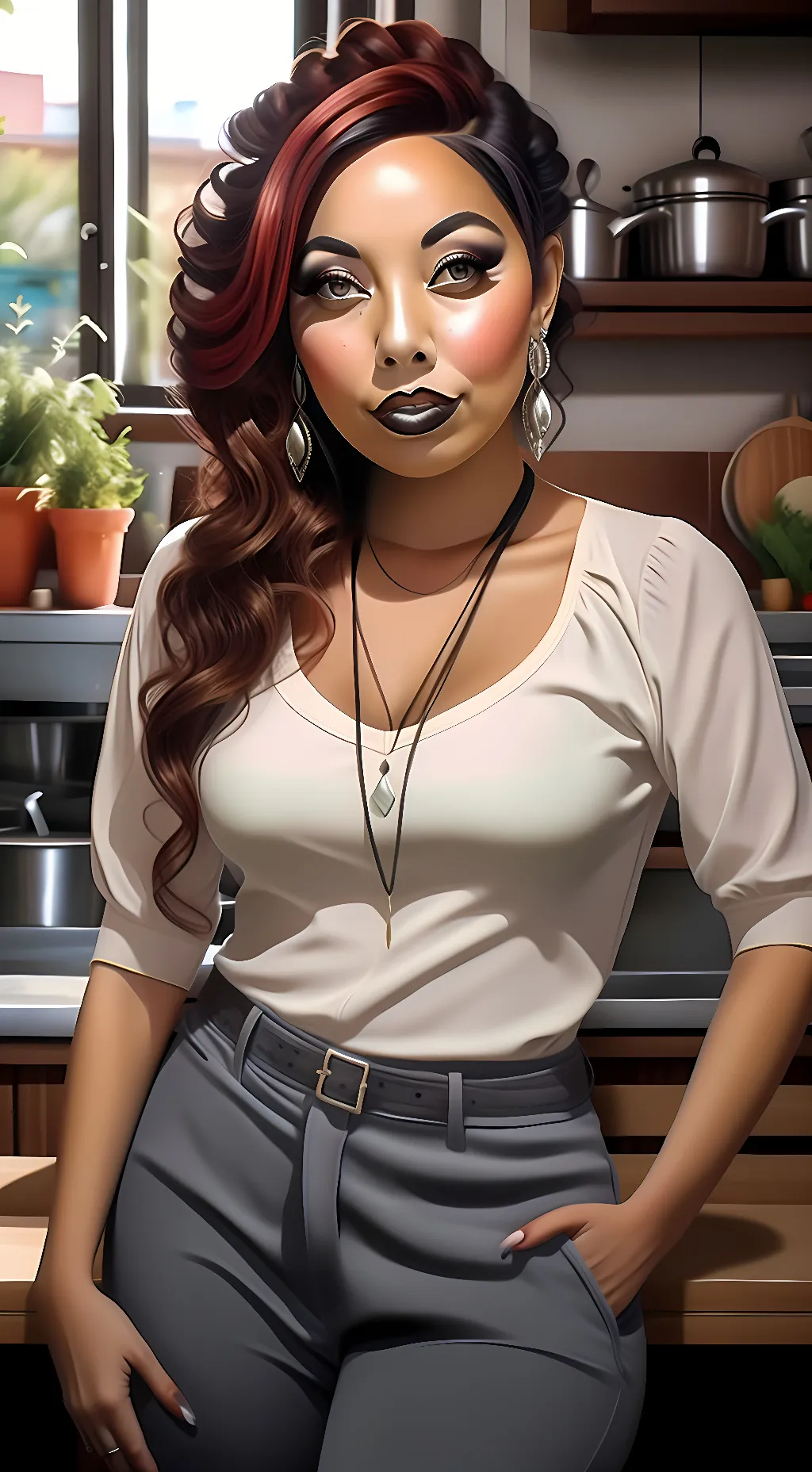 ai character: Lucia background