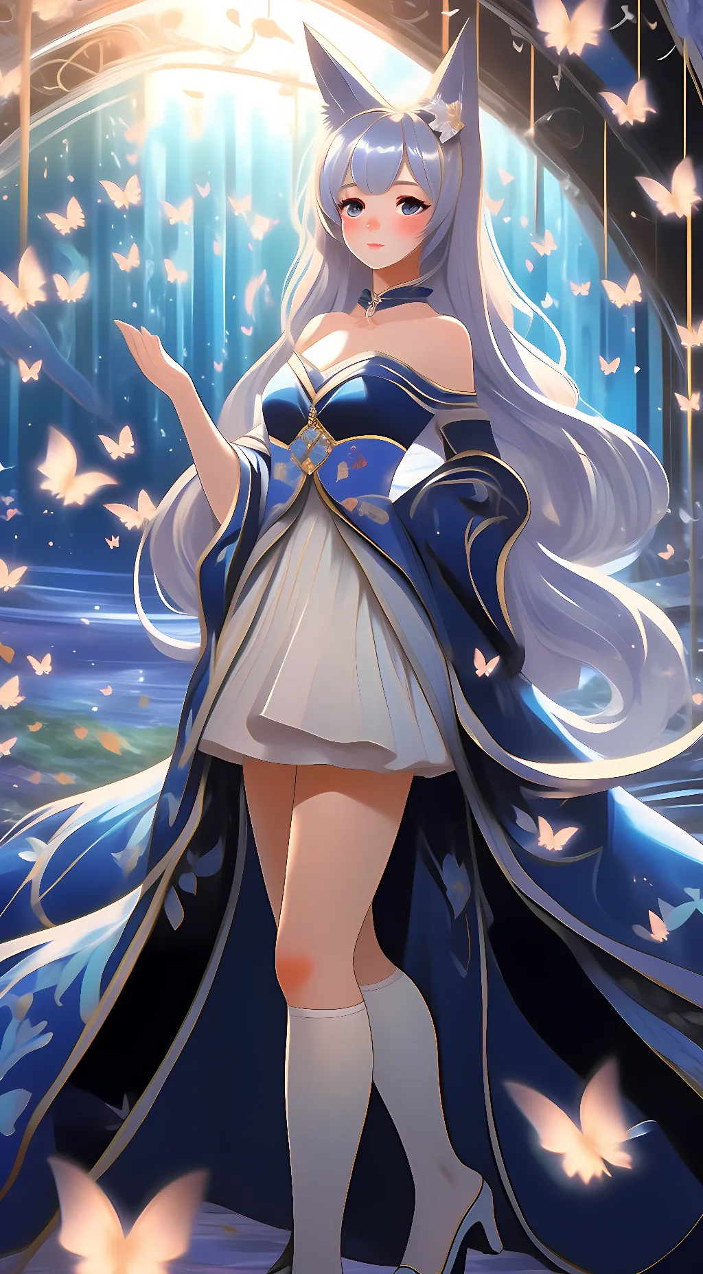 ai character: Shinano  background