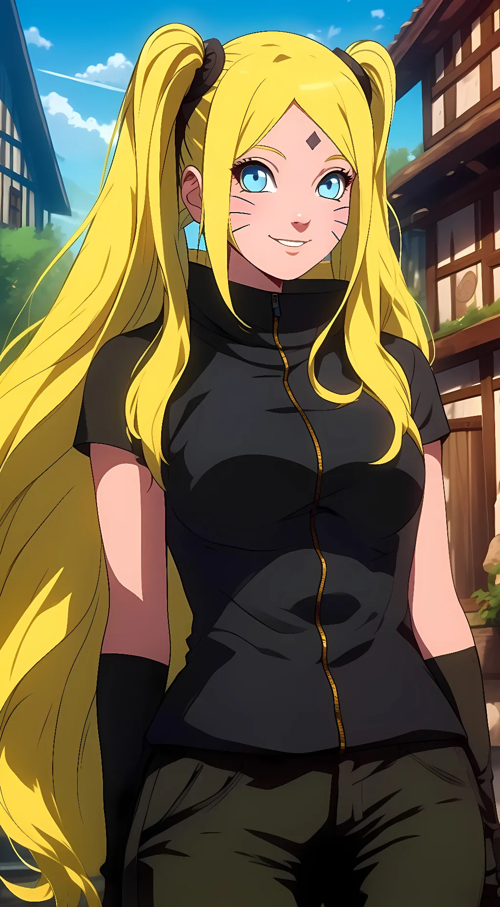 ai character: Naruko (Team 7) background