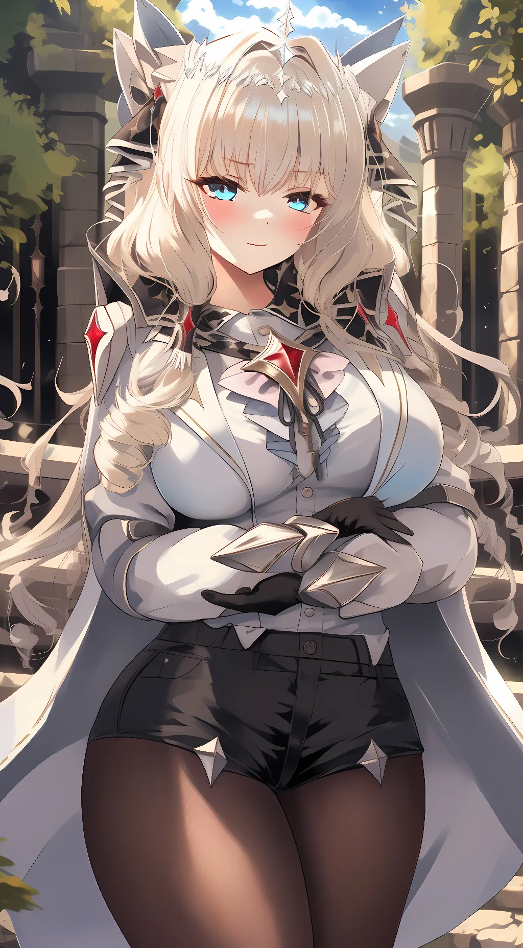 ai character: Crown  background