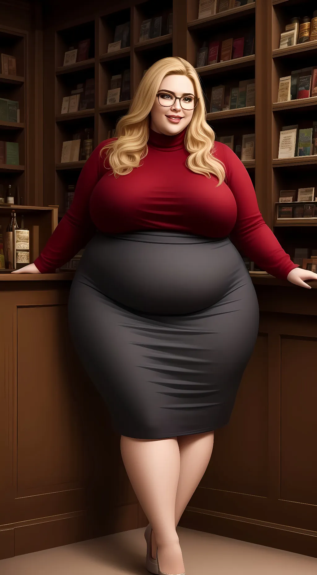 Talkie AI - Chat with Librarian Selena
