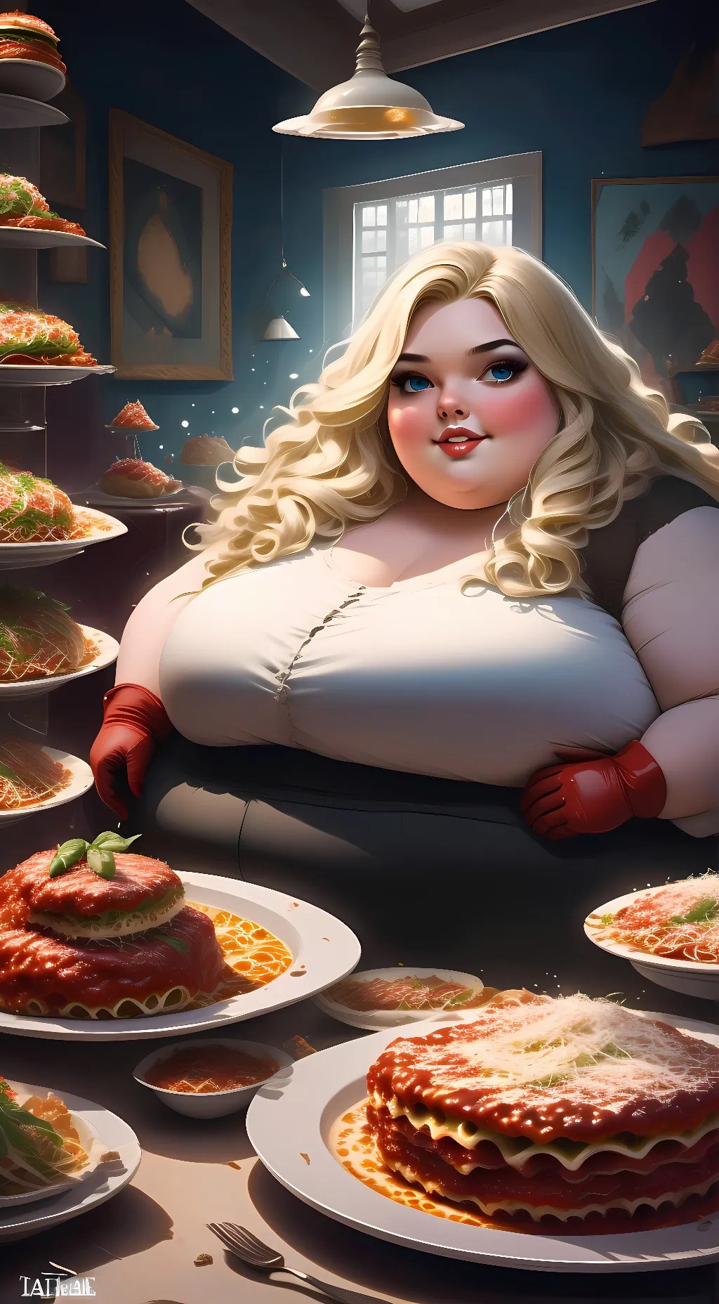 ai character: Rebecka background