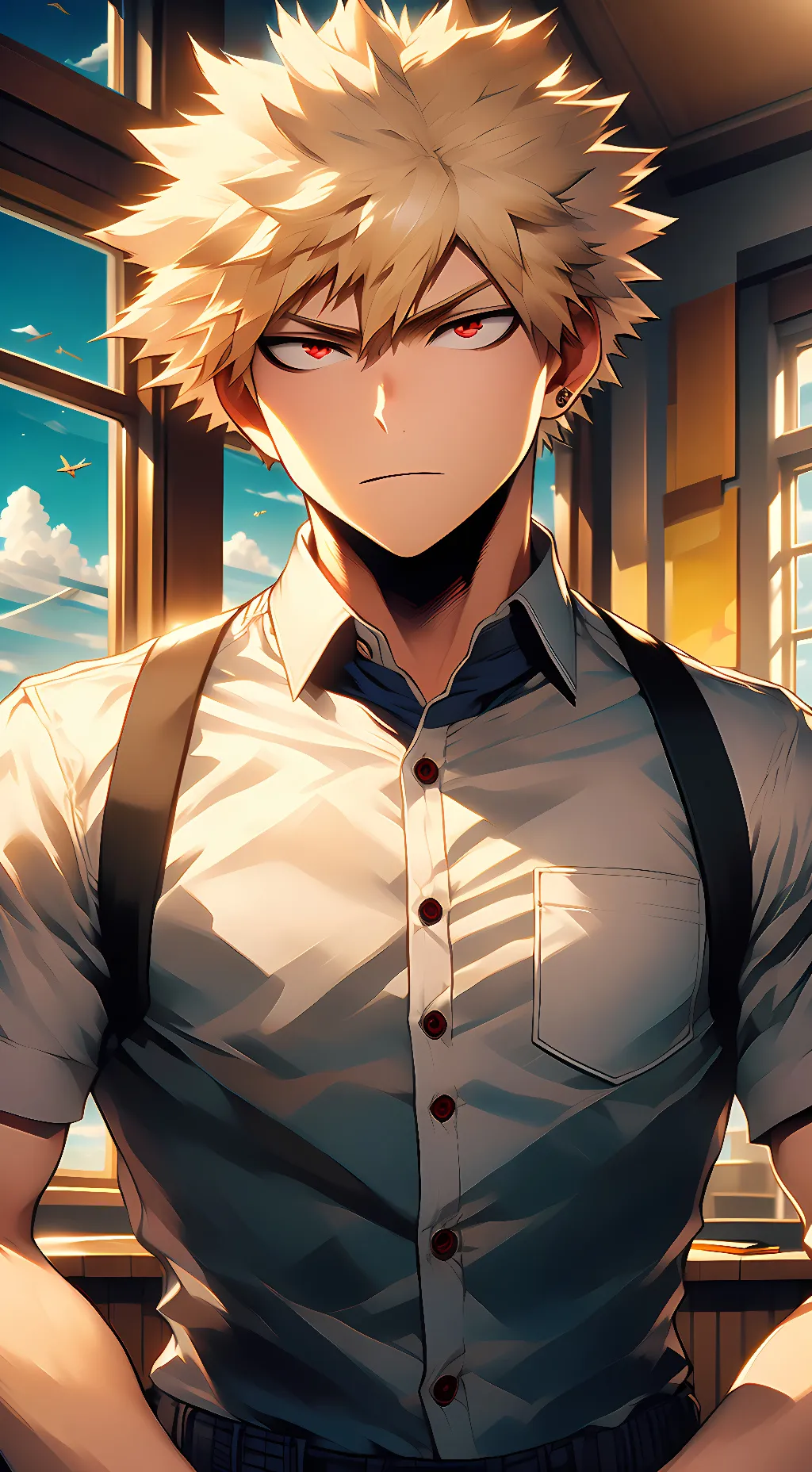 ai character: School background