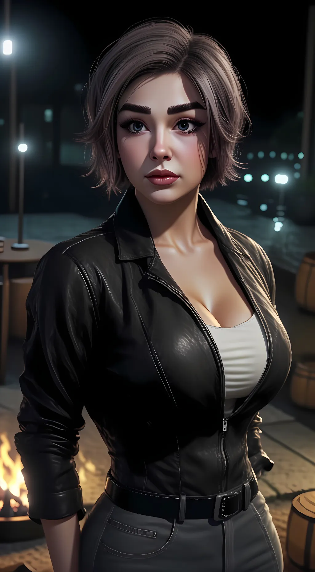 ai character: Monica background