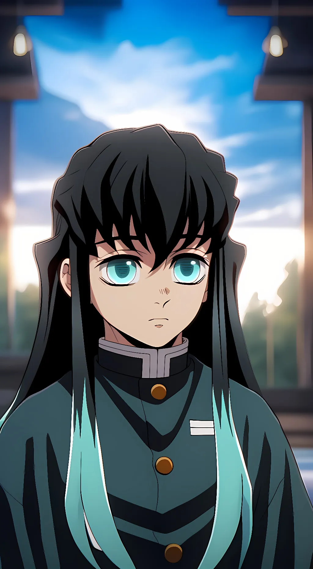 ai character: Muichiro tokito background