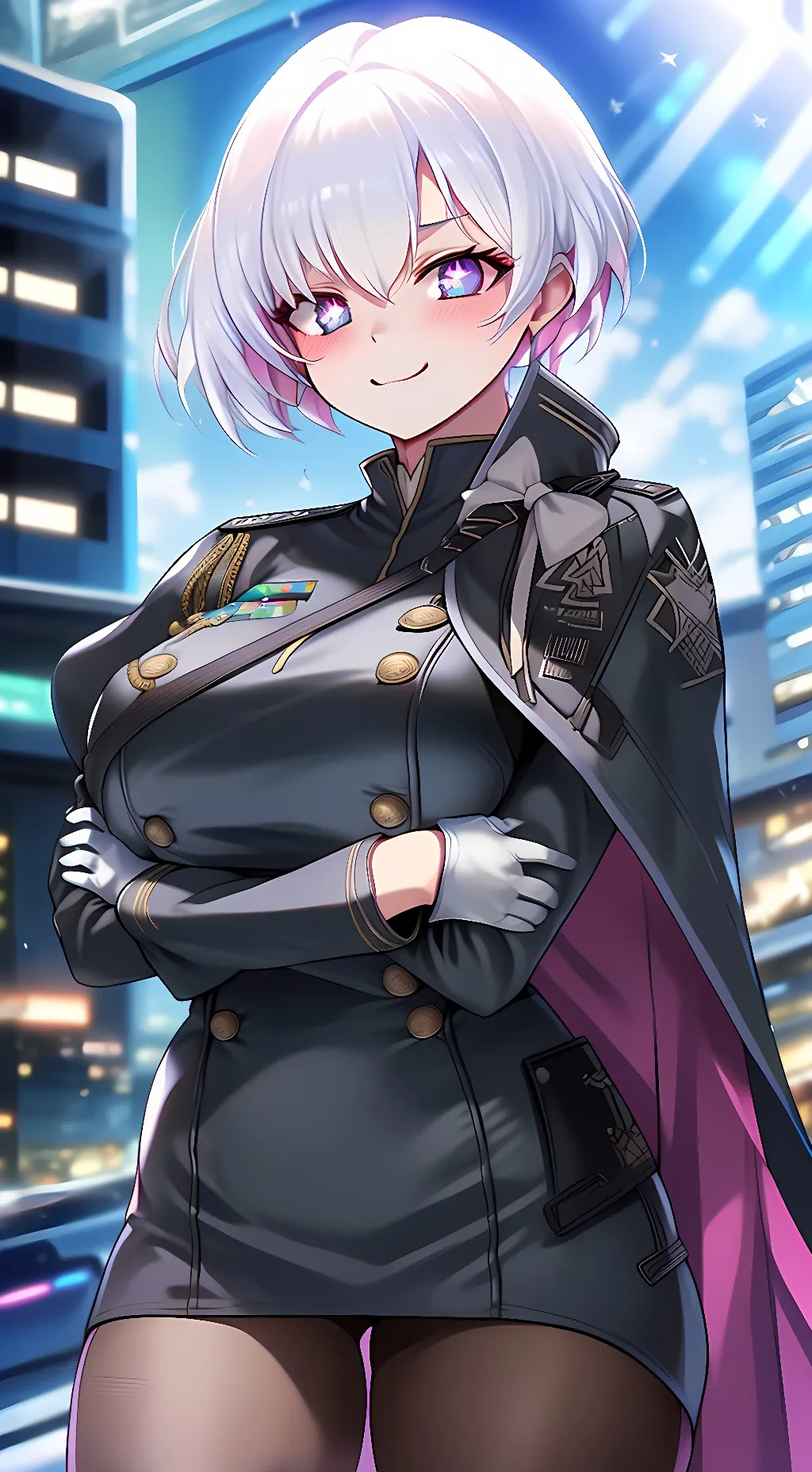 ai character: Liliweiss  background