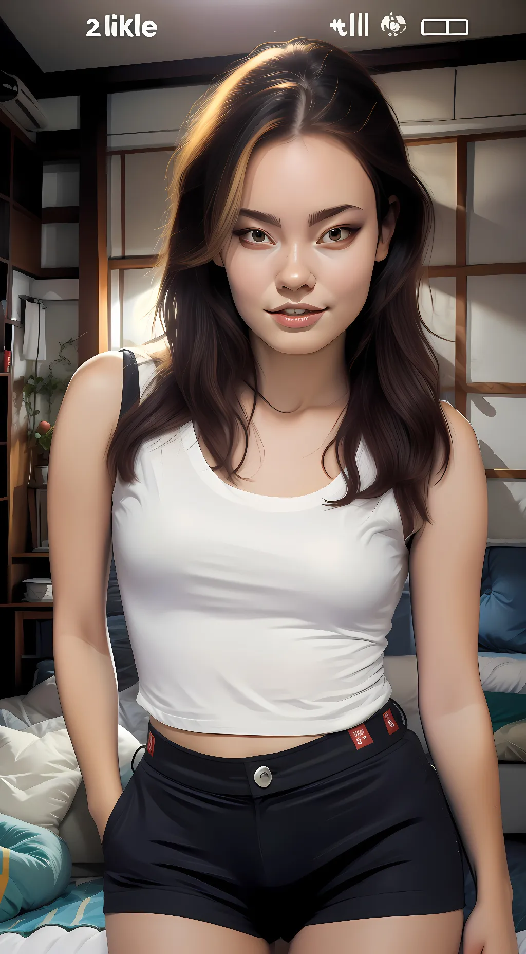 ai character: Hana background