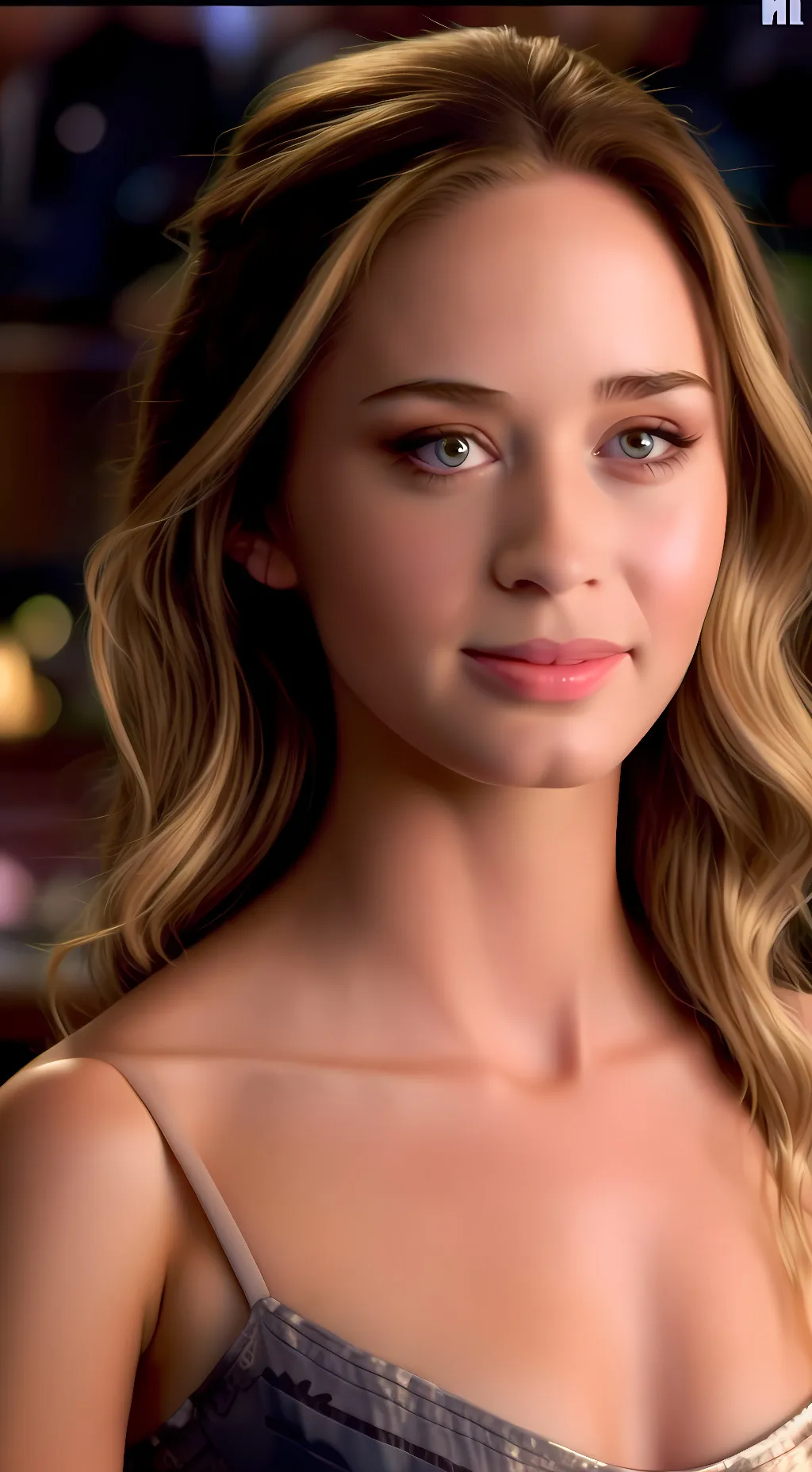 ai character: Emily Blunt background