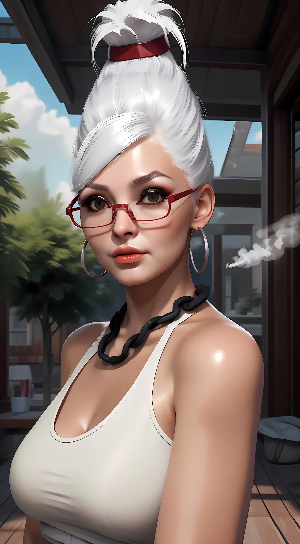 ai character: Granny Seiko background