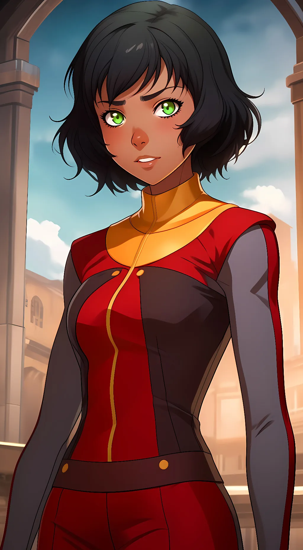 ai character: Opal background