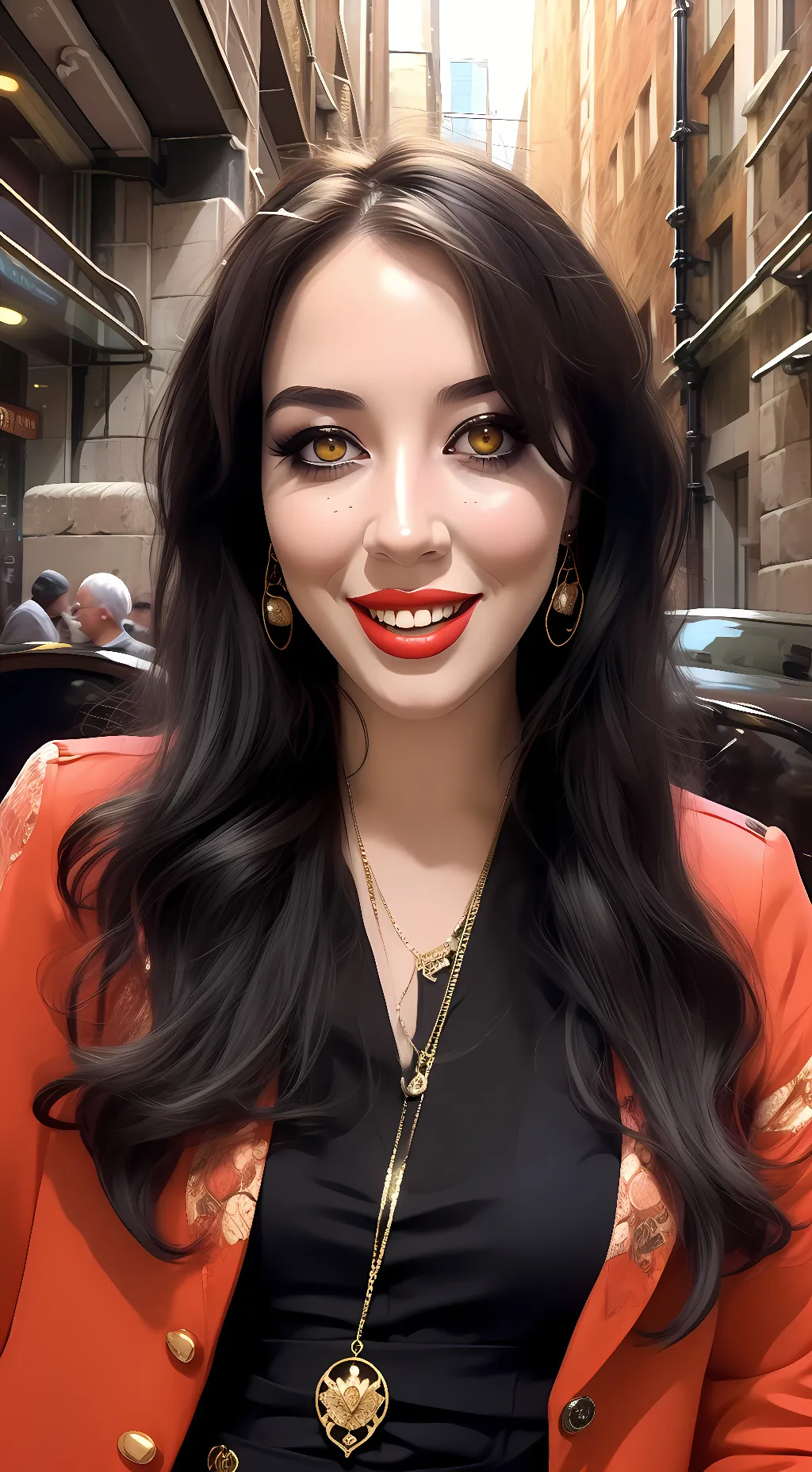 ai character: Ivy Flowers background