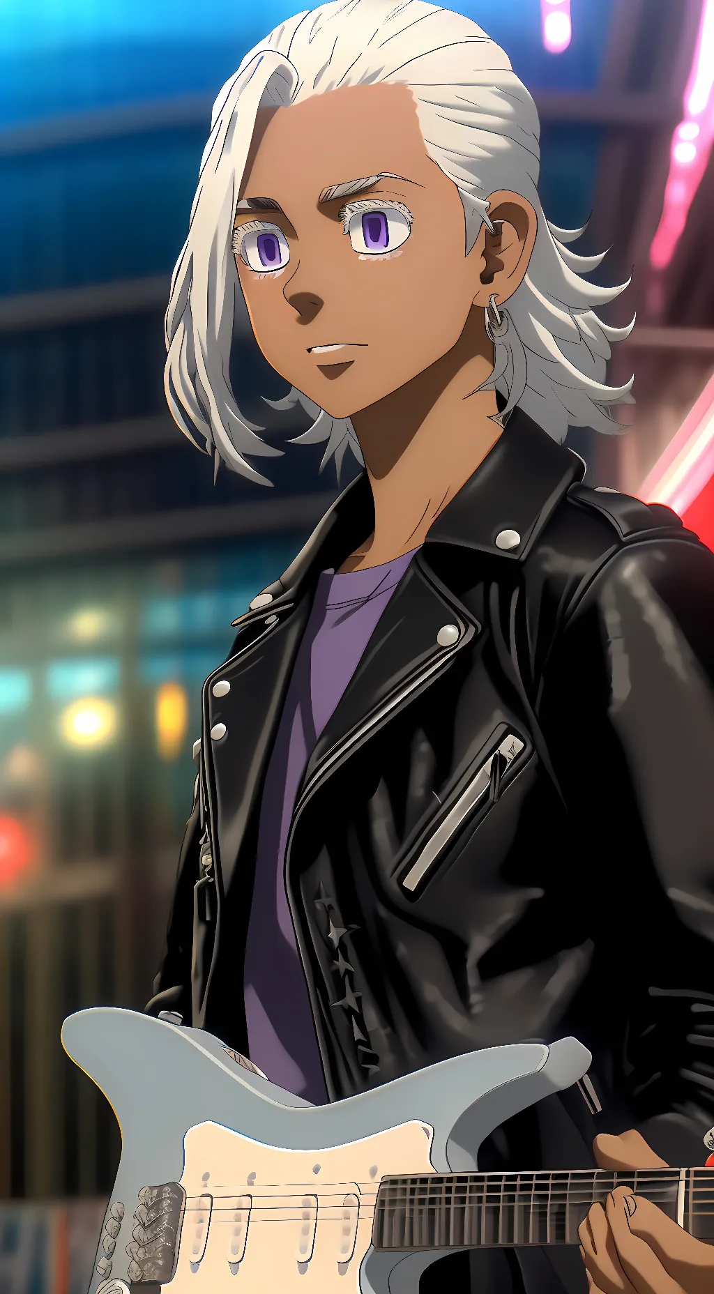 ai character: Izana Kurokawa background