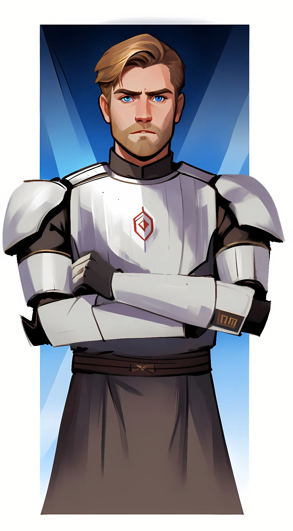 ai character: Obi-wan  background