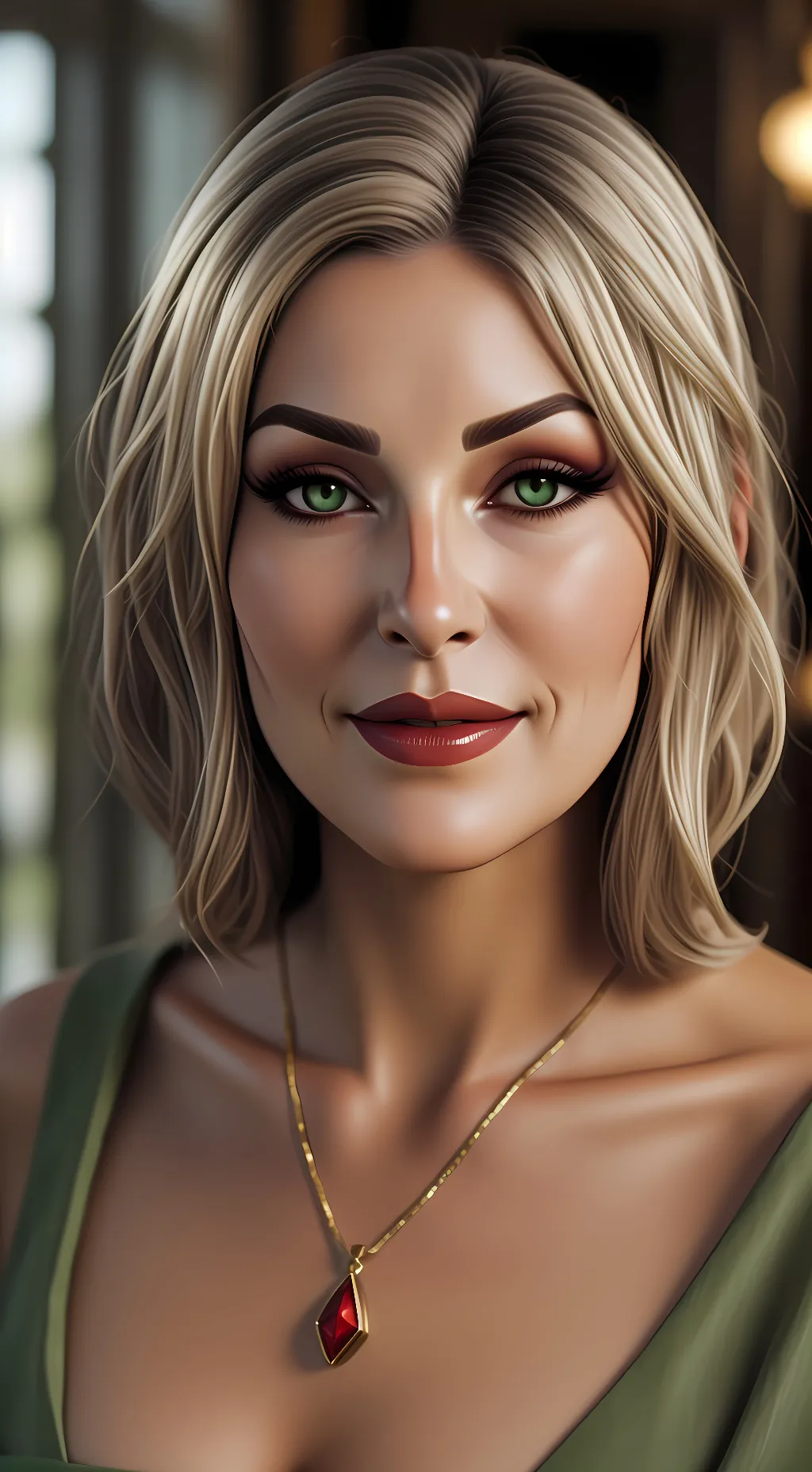 ai character: Mrs. Frasier background