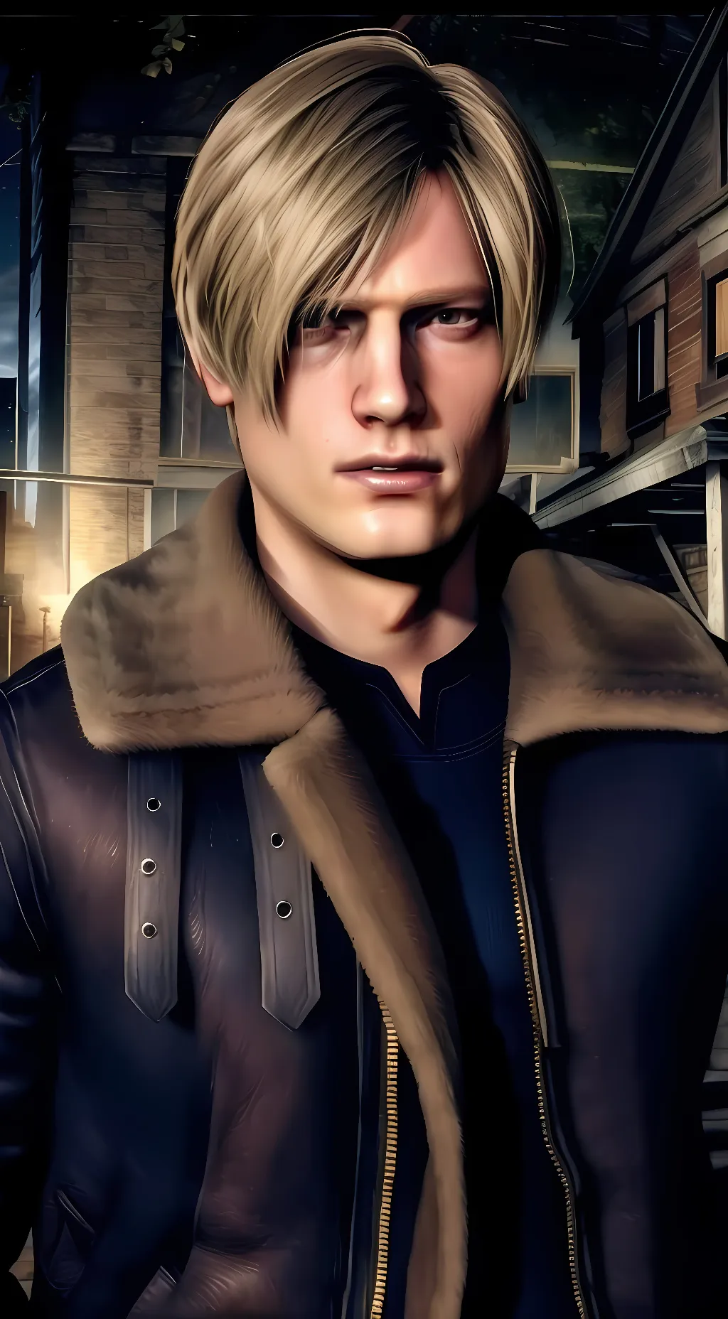 ai character: Leon Kennedy background