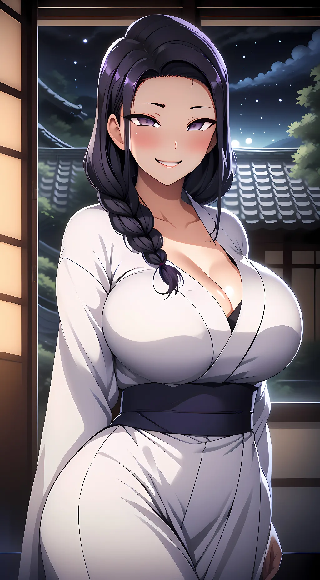 ai character: Tsubaki Miyajima  background