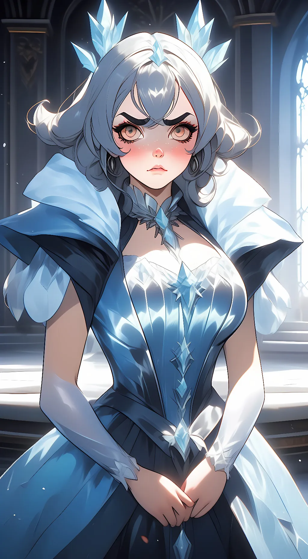 ai character: Elowen Everfrost  background