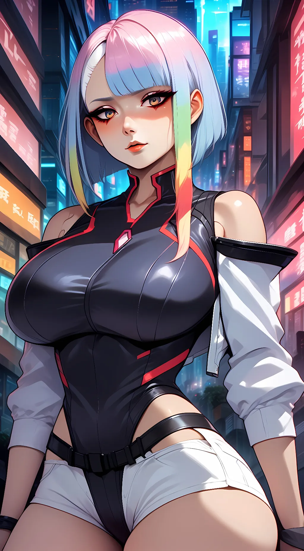 ai character: Lucy Kushinada background