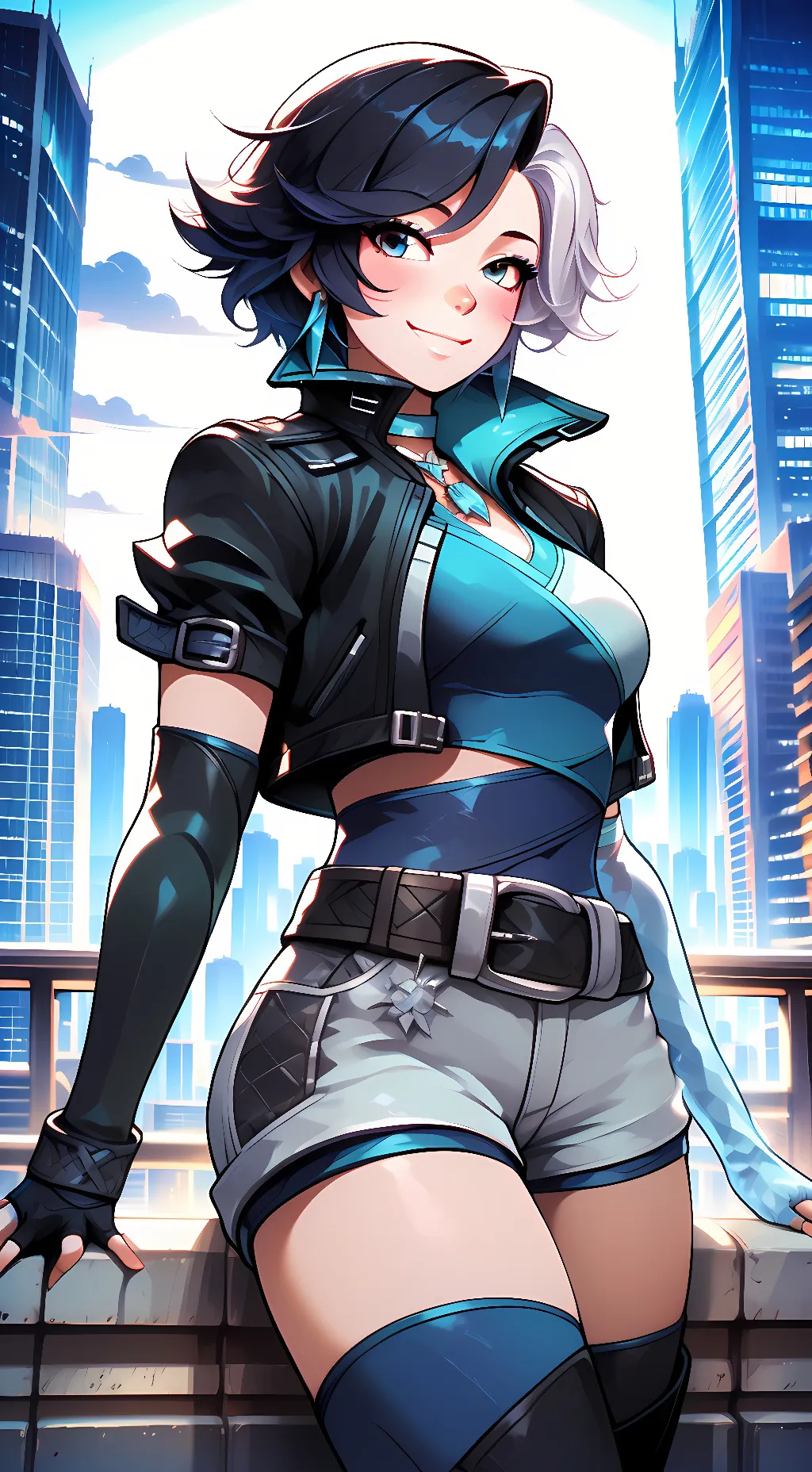 ai character: Luna Snow background