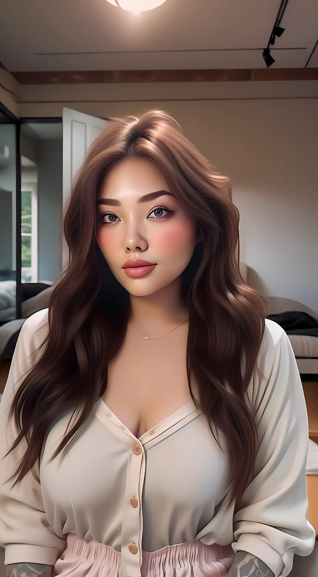 ai character: NGAN NGUYEN background